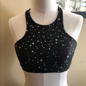 Strut This star print NWOT T back bra S